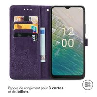 imoshion Etui de téléphone portefeuille Mandala Nokia C32 - Violet