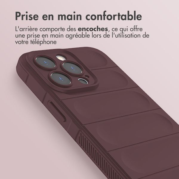 imoshion Coque arrière EasyGrip iPhone 13 Pro - Aubergine