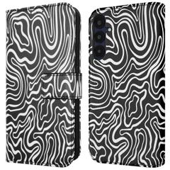 imoshion Étui de télephone portefeuille Design Samsung Galaxy A55 - Black And White