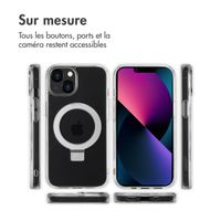 Accezz Coque Ring Stand avec MagSafe Apple iPhone 13 - Transparent