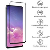 Accezz Protection d'écran en verre trempé Full Cover Samsung Galaxy S10