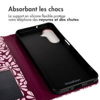 imoshion Étui de télephone portefeuille Design Samsung Galaxy A36 - Bloom Love Blush