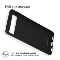 imoshion Coque Couleur Google Pixel 6a - Noir