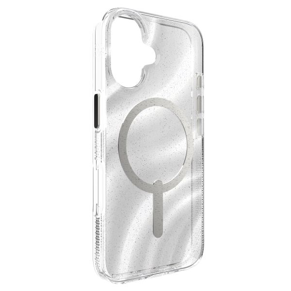 ZAGG Coque Milan Snap avec MagSafe iPhone 16 - Swirl Glitter