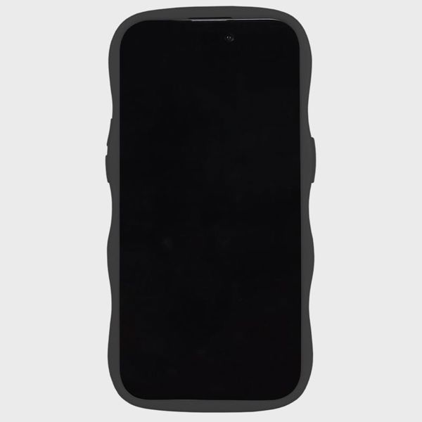 Holdit Coque Wavy Apple iPhone 12 (Pro) - Black / Transparent