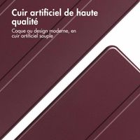 imoshion Coque tablette Trifold iPad 7 (2019) / iPad 8 (2020) / iPad 9 (2021) 10.2 inch - Bordeaux