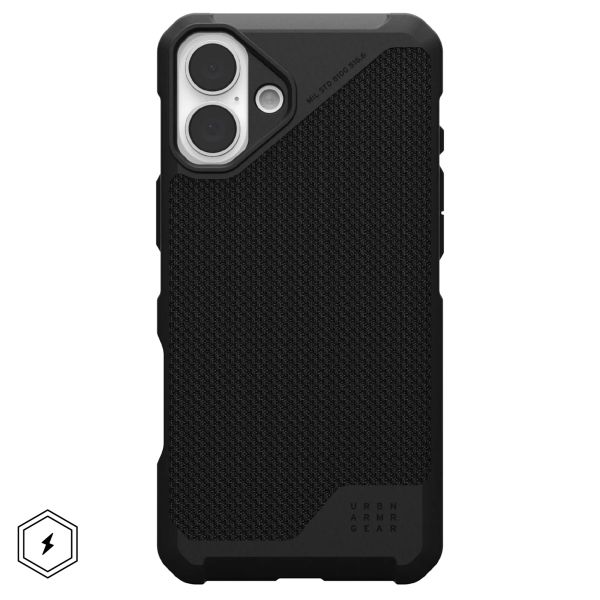 UAG Coque Metropolis LT MagSafe iPhone 16 Plus - Kevlar Black