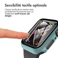 imoshion Coque rigide à couverture complète Apple Watch Series 7 / 8 / 9 - 45 mm - Vert foncé