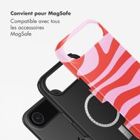 Selencia Coque arrière Vivid avec MagSafe Apple iPhone Air - Dream Swirl Pink