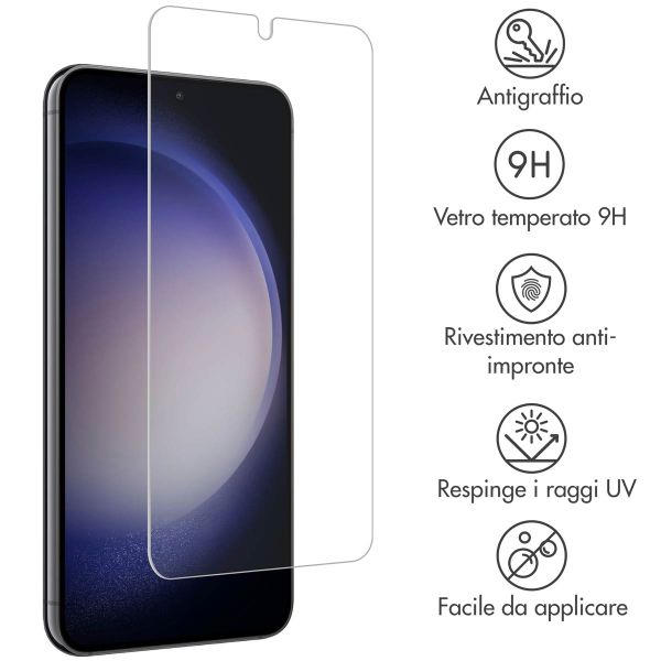 Accezz Protection d'écran en verre trempé Samsung Galaxy S22 / S23