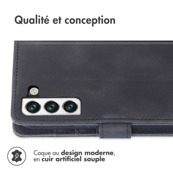 imoshion Etui de téléphone portefeuille avec cordon Samsung Galaxy S21 FE - Noir