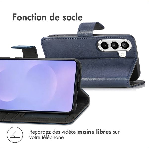 imoshion Étui de télephone portefeuille Samsung Galaxy S26 Plus - Bleu foncé