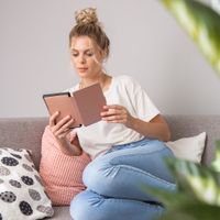 imoshion Étui de liseuse portefeuille Slim Soft Kobo Nia - Rose Doré