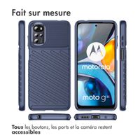 imoshion Coque arrière Thunder Motorola Moto G22 / E32 / E32s - Bleu foncé