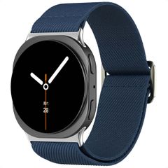 imoshion Bracelet en nylon élastique Samsung Galaxy Watch 8 (Classic) - 40 / 44 / 46mm - Bleu foncé