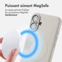 imoshion Coque Couleur avec MagSafe Apple iPhone 16 Plus - Beige