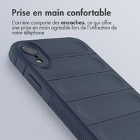 imoshion Coque arrière EasyGrip iPhone Xr - Bleu foncé