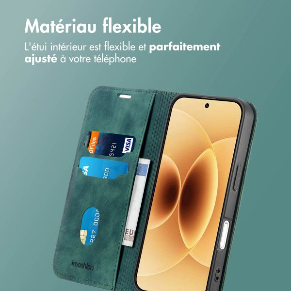 imoshion Étui de téléphone portefeuille Slim Xiaomi 17 - Vert