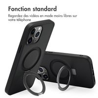 Accezz Coque Ring Stand avec MagSafe Apple iPhone 13 Pro Max - Noir