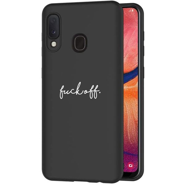 imoshion Coque Design Samsung Galaxy A20e - Fuck Off - Noir