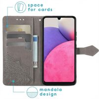 imoshion Etui de télephone Mandala Samsung Galaxy A33 - Gris