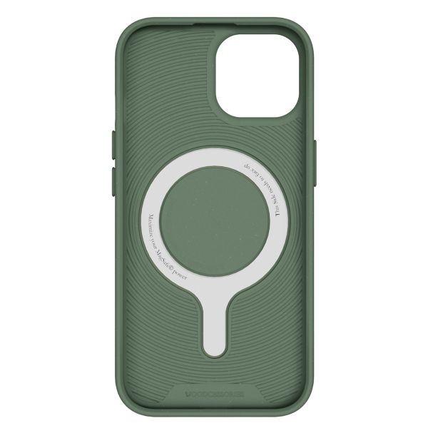 Woodcessories Coque Bio MagSafe iPhone 15 - Midnight Green