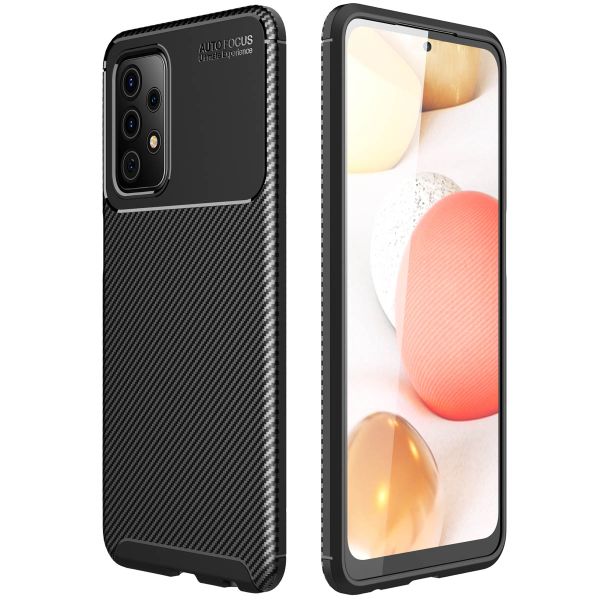 imoshion Coque silicone Carbon Samsung Galaxy A52(s) (5G/4G) - Noir