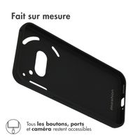 imoshion Coque Couleur Nothing Phone (2a) / (2a) Plus - Noir
