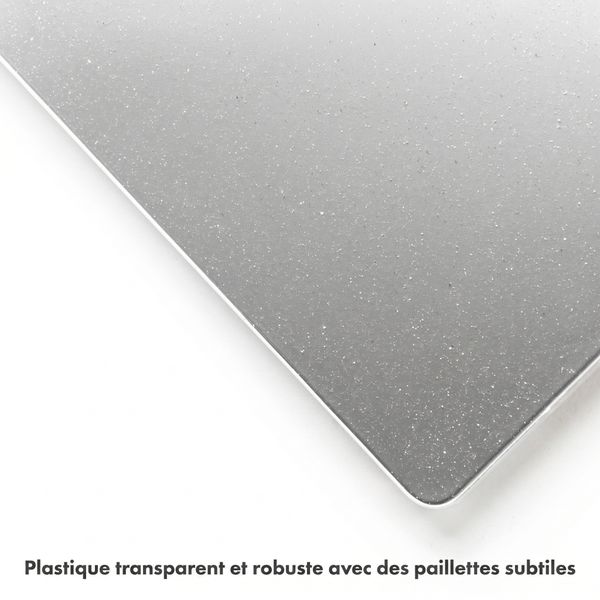 Selencia Coque Paillettes pour Apple MacBook Neo 13 pouces (2026) A18 - Transparent
