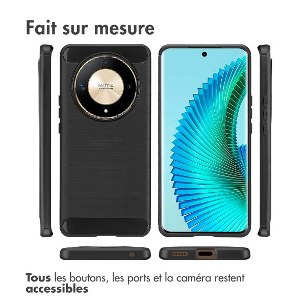 imoshion Coque Brushed Honor Magic 6 Lite - Noir