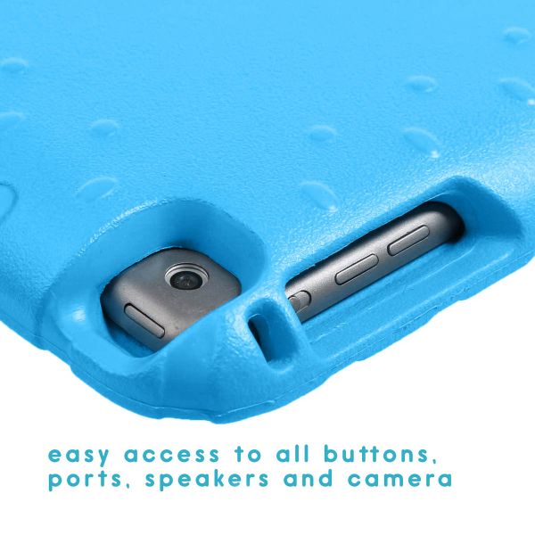 imoshion Coque kidsproof avec poignée Apple iPad 6 (2018) 9.7 pouces / iPad 5 (2017) 9.7 pouces - Bleu