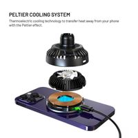 Fixed MagCool - Support de téléphone de voiture - Grille de ventilation - MagSafe - Chargeur sans fil - Noir