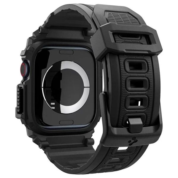 Spigen Coque Rugged Armor™ Pro Apple Watch 10 - 42 mm - Matte Black