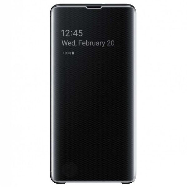 Samsung Original étui de téléphone portefeuille Clear View Galaxy S10 Plus