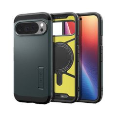 Spigen Coque Tough Armor MagSafe Google Pixel 10 / 10 Pro - Abyss Green