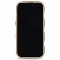 Holdit Coque Wavy Apple iPhone 13/14/15/16e - Mocha Brown / Transparent