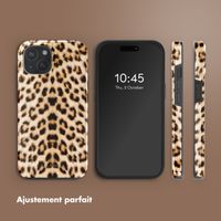 Selencia Coque arrière Vivid Tough avec MagSafe iPhone 15 - Wild Leo