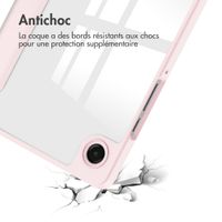 imoshion Coque tablette rigide Trifold Samsung Galaxy Tab A11 / A9 8.7 pouces - Rose