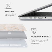 Burga Coque Rigide Apple MacBook Air 13 pouces (2022 / 2024 M3 chip / 2025 M4 chip) - Vanilla Sand