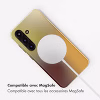 Selencia Coque arrière Vivid avec MagSafe Samsung Galaxy S25 - Gradient Olive Dust