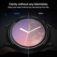 Spigen Protection d'écran EZ FIT Glas.tR avec applicateur Samsung Galaxy Watch 5 Pro - 45 mm - Transparent