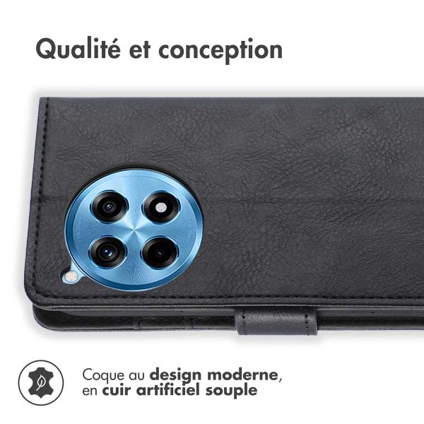 imoshion Étui de télephone portefeuille OnePlus 12R - Noir