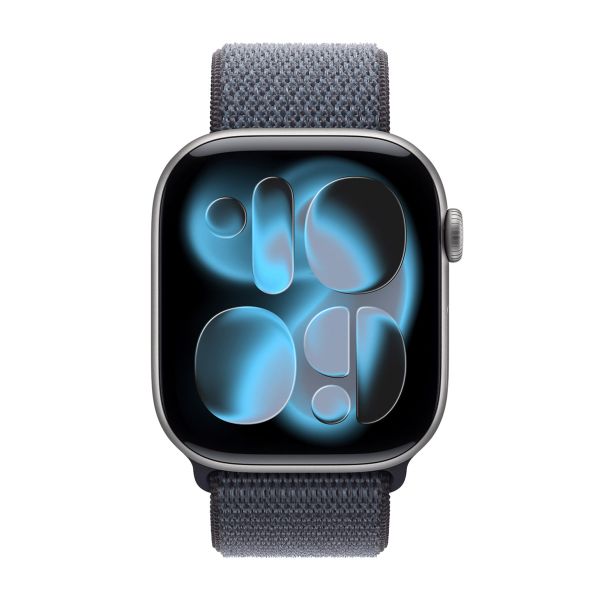Apple Bracelet Sport Loop Apple Watch Series 1 t/m 11 / SE / Ultra (44/45/46/49 mm) - Anchor Blue