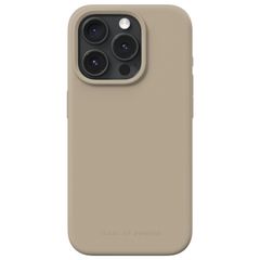 iDeal of Sweden Coque en silicone avec MagSafe Apple iPhone 15 Pro - Beige