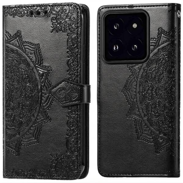 imoshion Etui de télephone Mandala Xiaomi 14T Pro - Noir