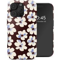 Selencia Coque arrière Vivid avec MagSafe Apple iPhone 16 Pro Max - Choco Flower Pop