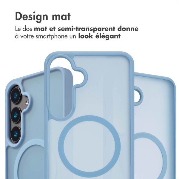 imoshion Coque Color Guard avec MagSafe Samsung Galaxy S24 Plus - Bleu clair