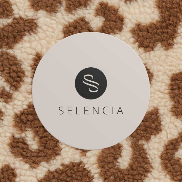 Selencia Pochette ordinateur Teddy 13-14 pouces - Vanilla Leopard