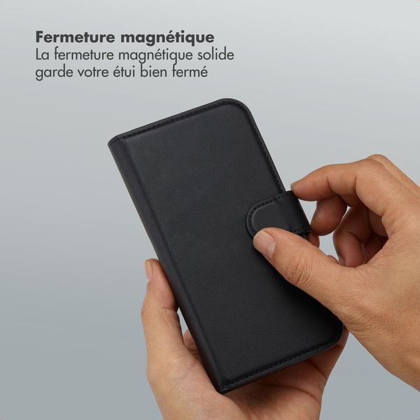 Selencia Étui portefeuille amovible Olyn avec MagSafe Samsung Galaxy S26 Ultra - Noir