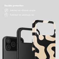 Selencia Coque arrière Vivid Apple iPhone 17 Pro Max - Art Wave Black